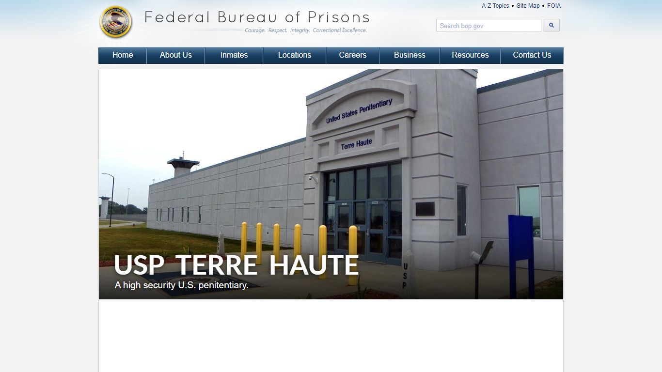 USP Terre Haute - Federal Bureau of Prisons