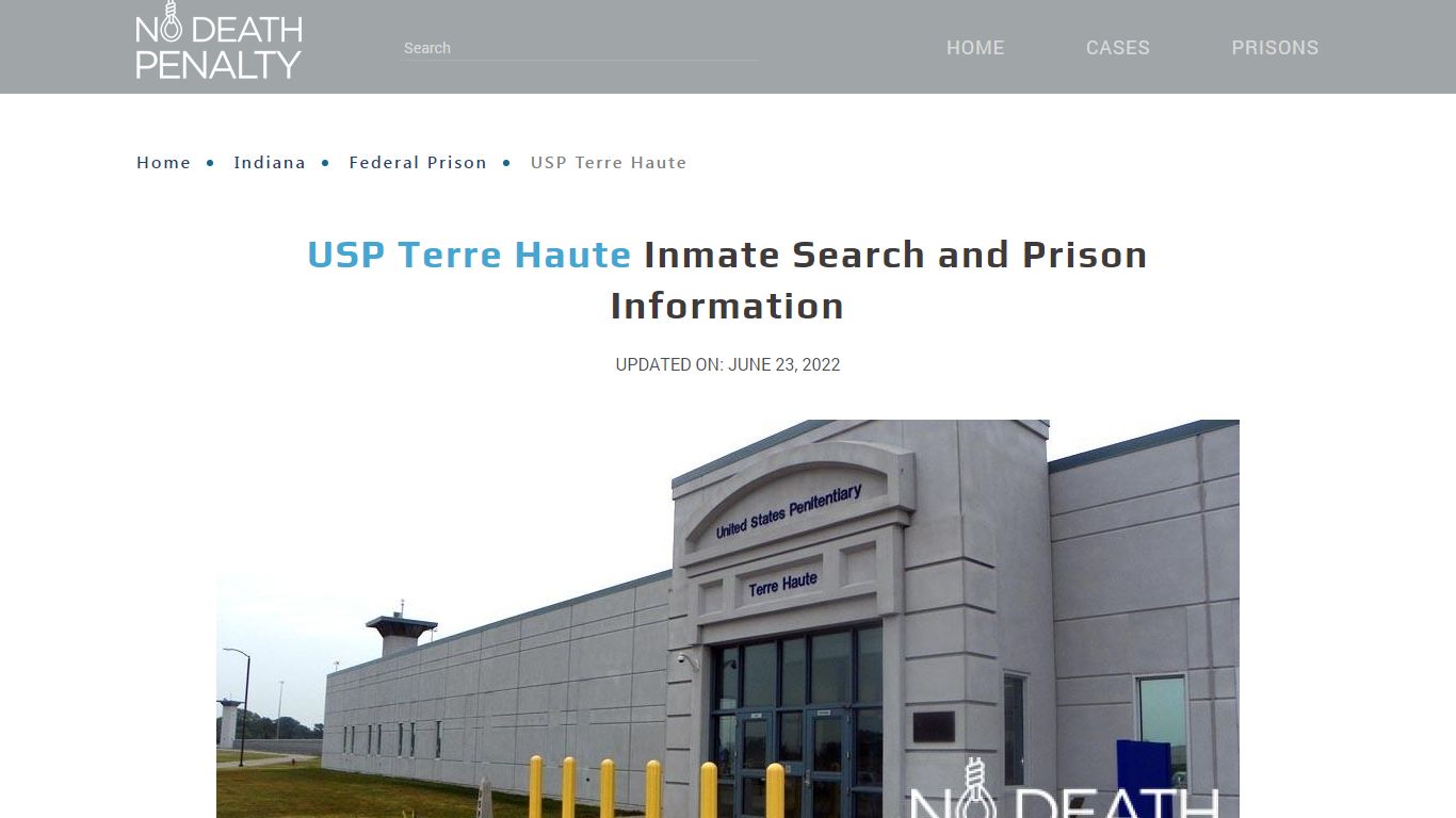 USP Terre Haute Inmate Search, Visitation, Phone no ...